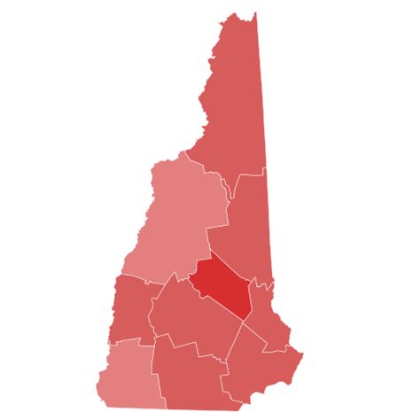 File:2020 New Hampshire gubernatorial election results map by county ...