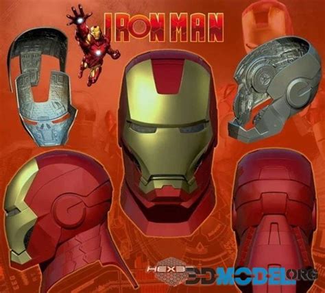 3D Model – Iron Man MK3 Helmet