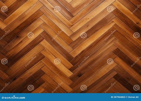 Close-Up of Chevron Pattern on Wooden Floor. Ai Stock Illustration ...