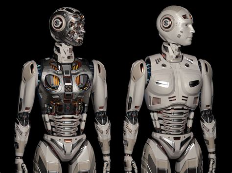 robot man 2 (3d model 3ds max obj fbx) by Mykola Holyutyakwill ba available very soon on ...