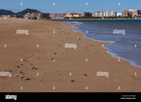 summer view in laredo walking on the beach Stock Photo - Alamy