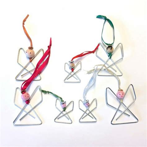 Paper Clip Angels (Cute Homemade Christmas Ornament) - Super Mom Hacks