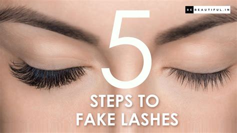 How To Apply Fake Eyelashes