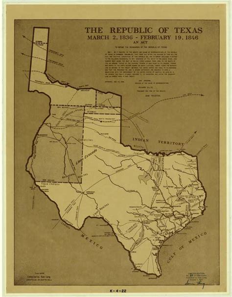 Republic of Texas 1836-1846 | Republic of texas, Texas map, Texas history