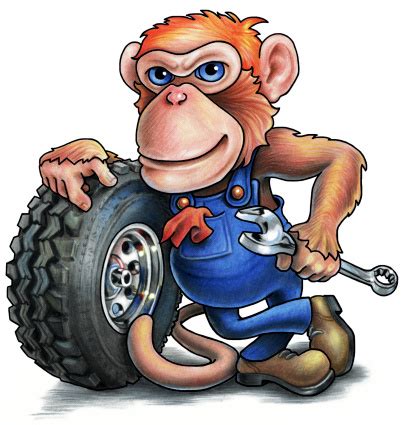 Grease Monkey Mechanic Stock Illustration - Download Image Now - iStock