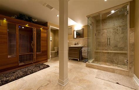 Finished Basement - Home Spa, Steam Shower finishedbasement.ca | Via HomeStars | Showers without ...