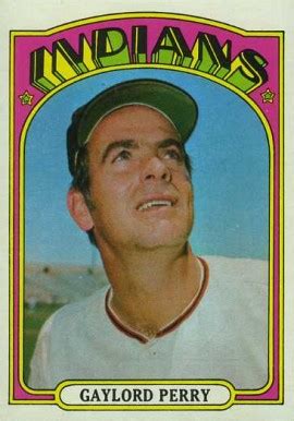 1972 Topps Gaylord Perry #285 Baseball Card Value Price Guide