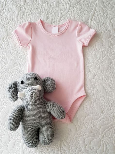 pink, onesie, gray, elephant, plush, toy, baby girl, digital product mockup, template, shop | Pxfuel
