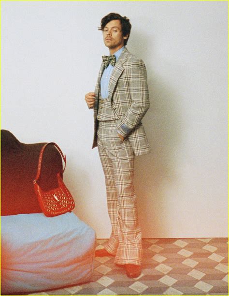 Harry Styles Strikes a Playful Pose in Gucci HA HA HA Campaign Photos ...