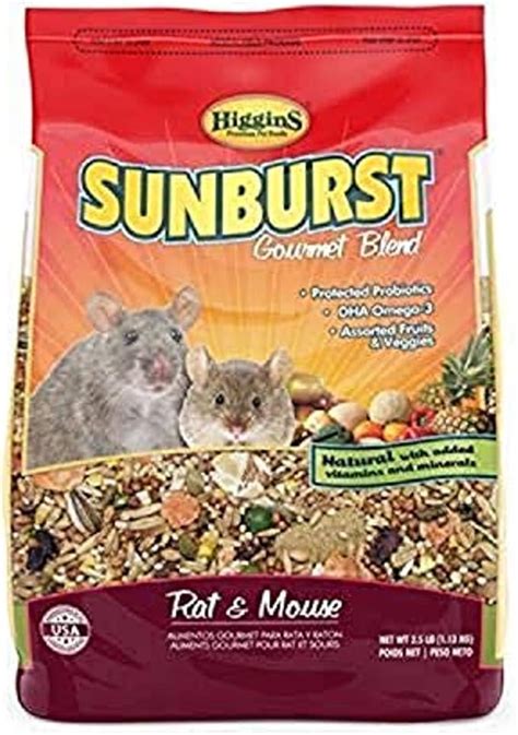 Higgins Sunburst Gourmet Rat & Mouse Food, 2.5 Lbs, Large: Amazon.ca: Pet Supplies