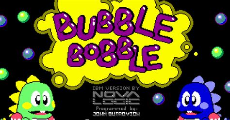 PC Retro Games: Bubble Bobble (1989)