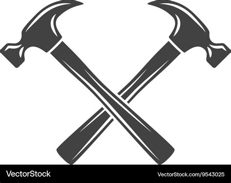 Clipart Of Black And White Hammer Clip Art Library - vrogue.co
