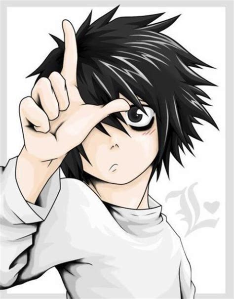 Download L (Death Note) Anime Death Note Image