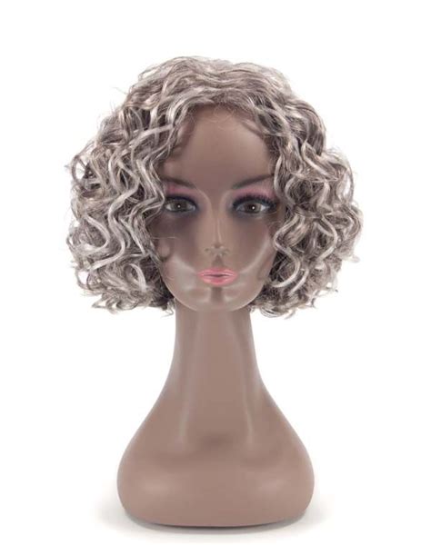 Joanna Wig by Diahann Carroll™ | Especially Yours Grey Blonde Hair, Grey Curly Hair, Curly Hair ...