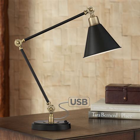 Gold Desk Lamp : 360 Lighting Modern Industrial Desk Table Lamp With Usb Charging Port | Dekorisori