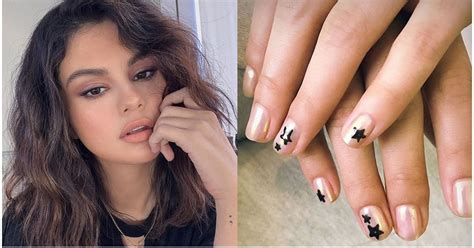 Selena Gomez's Star Nail Art | POPSUGAR Beauty