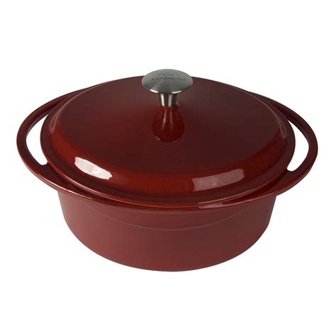 Artland La Maison Cast Iron Round Casserole Dish, 7.4-Quart, Green N18 free image download