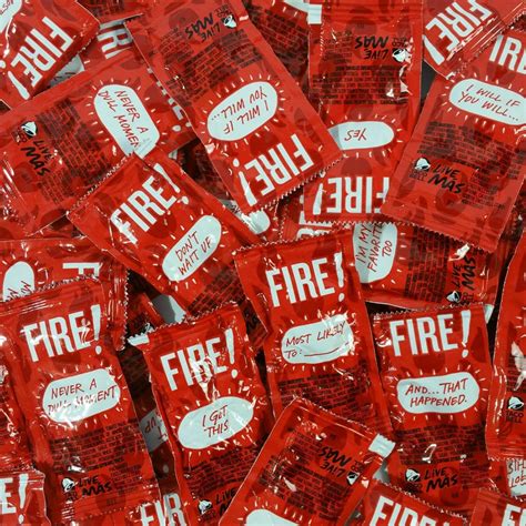 NEW Taco Bell 50 FIRE Sauce Packs Packets Assortment FRESH individual Travel lunch