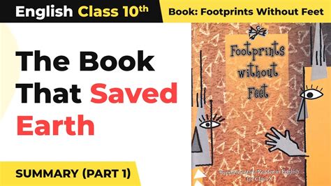 The Book That Saved Earth Explanation (Part 1) | Class 10 English ...