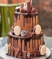 Two tier chocolate birthday cake – 2Kg