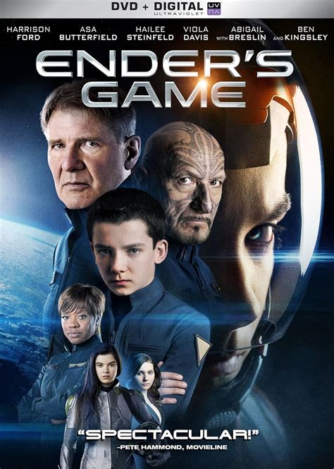 Amazon.com: Ender's Game [DVD + Digital]: Harrison Ford, Abigail ...