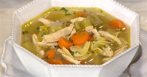 Katie Lee cooks classic chicken noodle soup