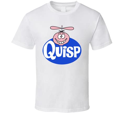 Quisp Logo Greatest Cereal Of All Time Breakfast Fan Foodie T Shirt