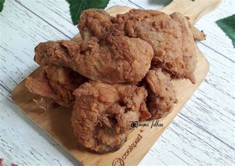 Resep Ayam kentucky super crispy oleh Mama fathan - Cookpad