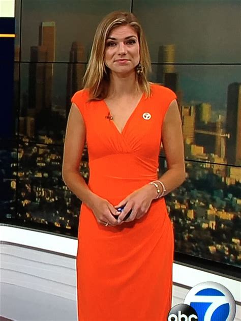 Orange Bri Winkler! Bri Winkler -- KABC7 LA | Fashion, Boob tube, Wrap ...