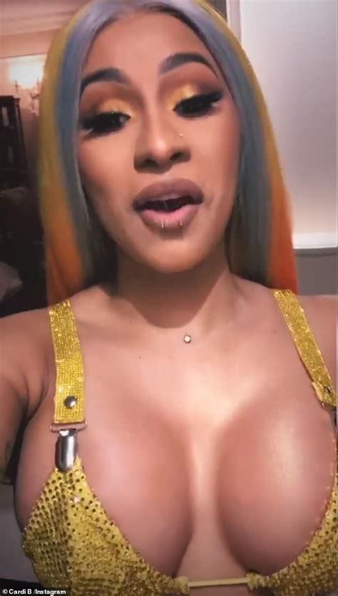 Cardi B Reveals Unusual New Lip And Neck Piercings | Daily Mail Online #Cardi #cardib #Daily # ...