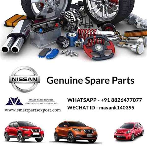 Nissan Spare Parts and Genuine Accessories | Indian Exporter