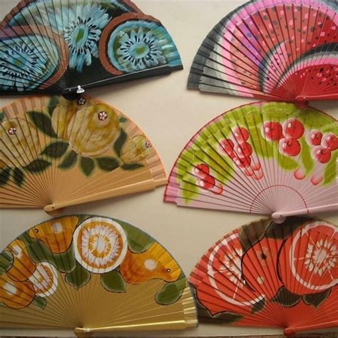 Hand Painted Fan - Etsy