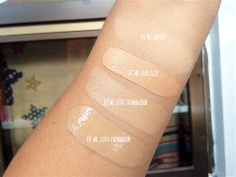 Maybelline Fit Me Foundation Swatches - MALAUKUIT