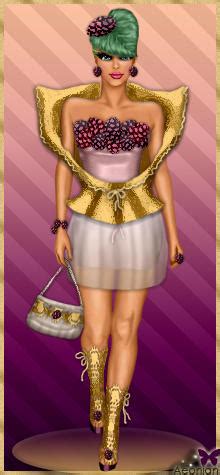 Mulberry Fruit Dessert Doll by divachix on DeviantArt