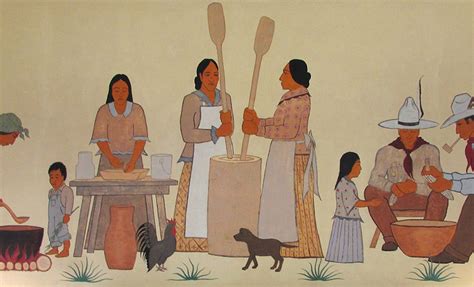 Chickasaw Family Making Pah Sho Fah (Pashofa) | National Postal Museum