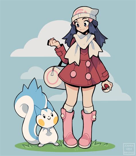 Video Game Art — Dawn (Pokemon) - Joanna K