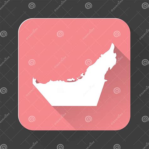Highly Detailed United Arab Emirates Map with Borders Isolated on Background Stock Vector ...