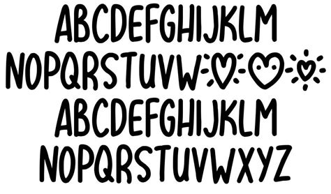 Lovehearts font by Darrell Flood | FontRiver