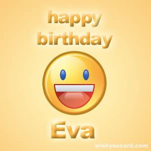 Happy Birthday Eva Free e-Cards