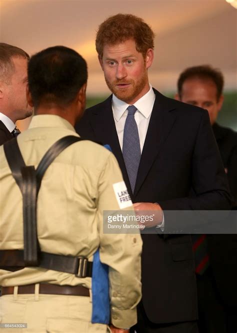 Prince Harry attends The Landmine Free World 2025 reception on International Mine Awareness Day ...