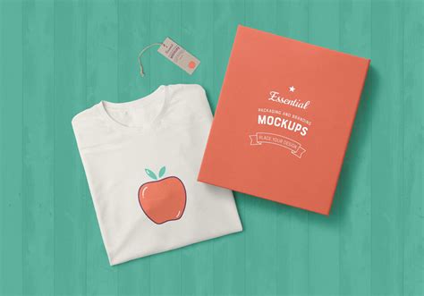 T-Shirt Box Packaging Mockup Free PSD By PSD Freebies On, 58% OFF