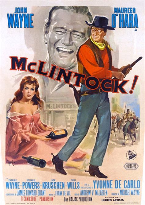 McLintock 1963 John Wayne movie poster reprint 19x12.5 | Etsy