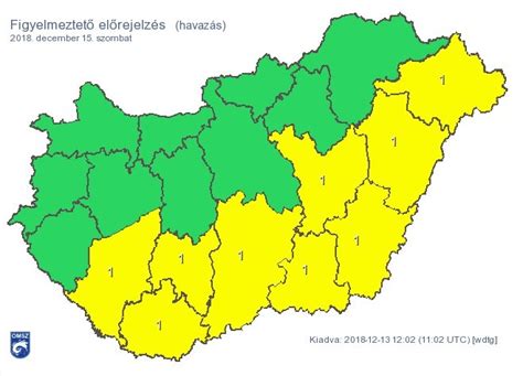 Jelentősen megváltozik az időjárás - Már most kilenc megyére figyelmeztetést adtak ki - alon.hu