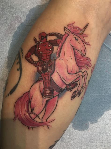 My Deadpool tattoo! Done on 6/12 at Anvil Tattoo in Altus, Oklahoma by ...