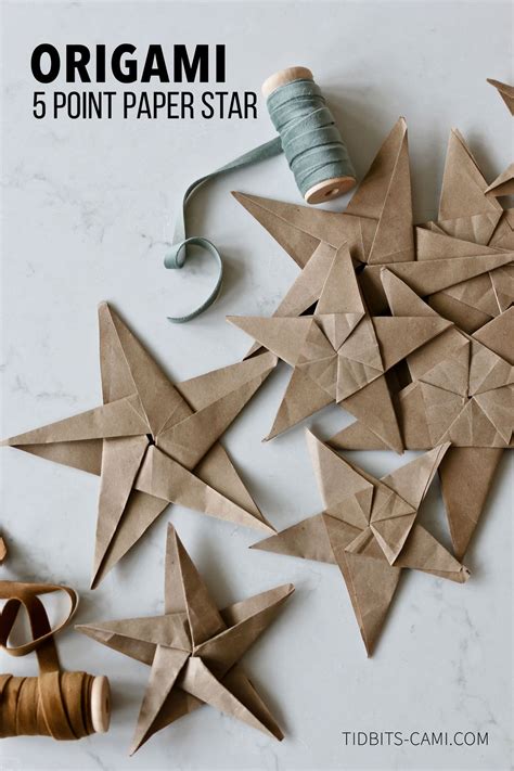 The Easy Way to Make an Origami Star with Video Tutorial - Tidbits