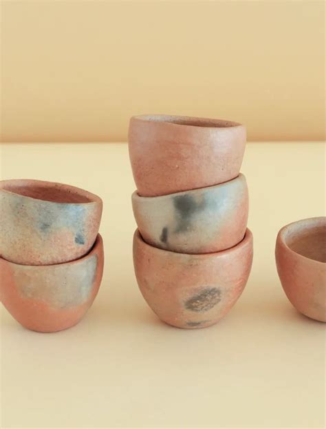 Oaxacan Clay Cups Set in 2024 | Clay cup, Colorful pottery, Clay