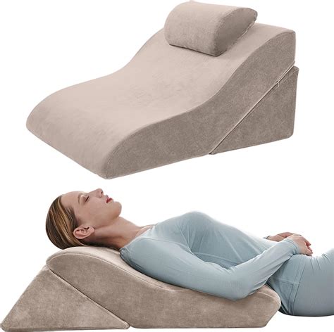 Amazon.com: Axelrod Bed Wedge Pillow Set Foam | Adjustable Pillows for ...