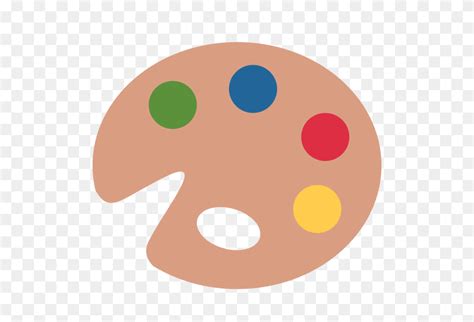 Artist Palette Emoji - Paint Pallet Clipart - FlyClipart