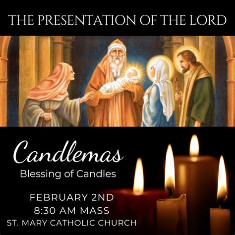 Blessing of Candles - St. Mary