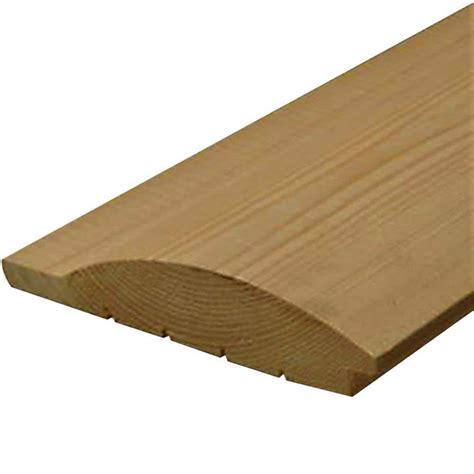 Reviews for 2 in. x 8 in. x 12 ft. Log Cabin Wood Siding Board | Pg 1 ...